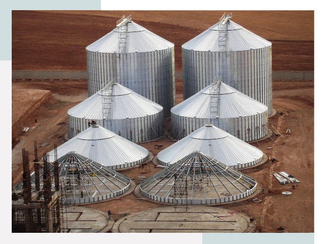 Строительство зерновых силосов в Твери