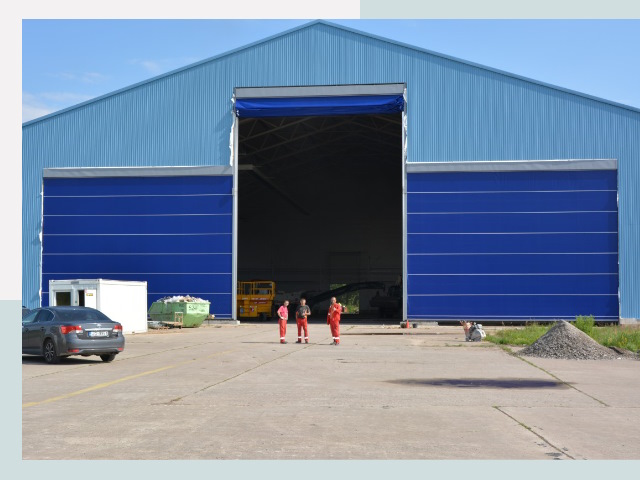 Ангарные ворота в Тверь от СтальСтрой-Твр по цене 652 руб.