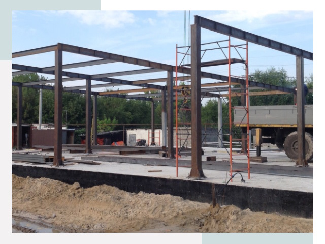 Фундамент для ангаров в Твери