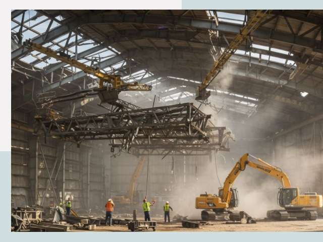 Демонтаж ангаров в Твери от 652 руб. за м²