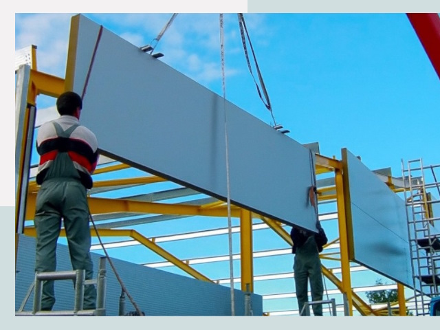 Монтаж сэндвич-панелей в Твери от 652 руб.