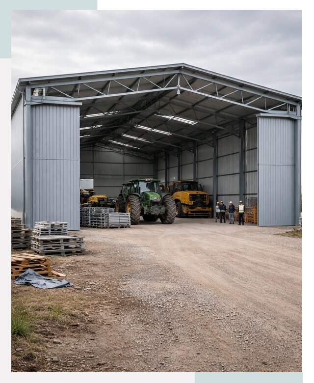 Ангары для сельхозтехники в Твери от 21740 р. | СтальСтрой-Твр