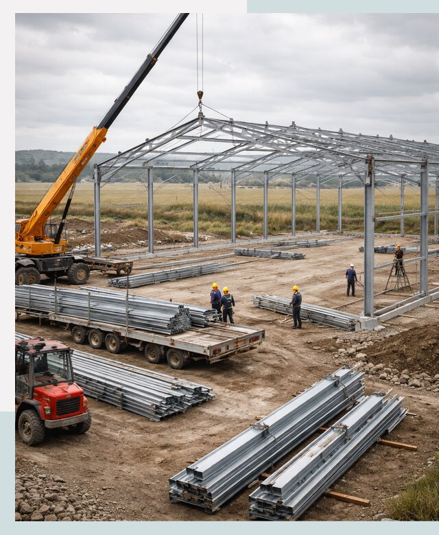 Строительство ангаров для сельхозтехники в Твери под ключ