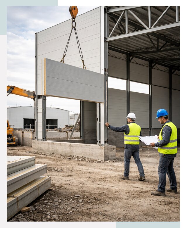 Склад из сэндвич панелей под ключ в Твери от 10327 р. | СтальСтрой-Твр