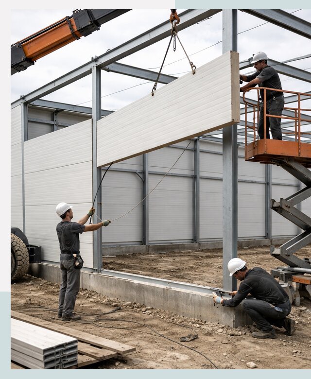 Строительство складов из сэндвич панелей в Твери под ключ